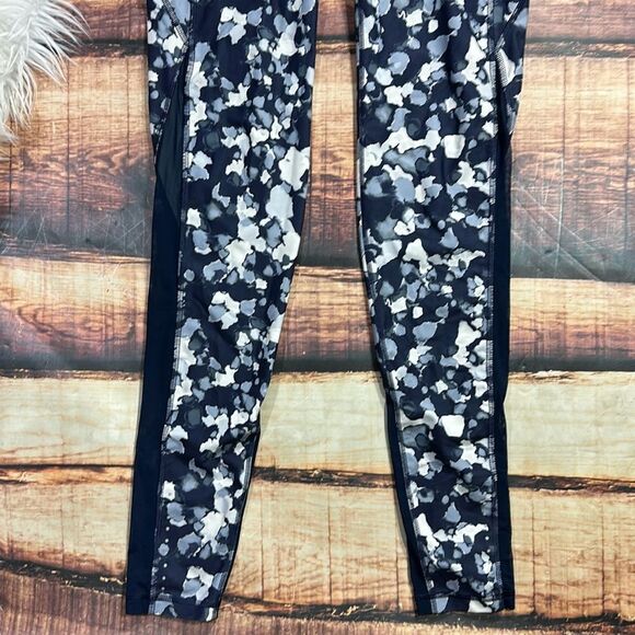 Old Navy Active Tall Athletic Leggings Blue Mesh Detail - Picture 4 of 8